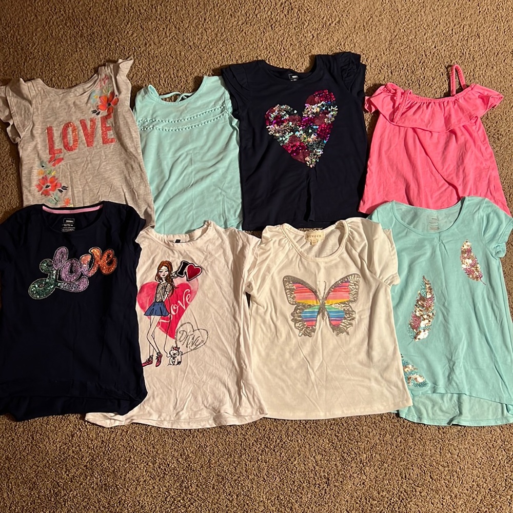 Girls t shirt lot